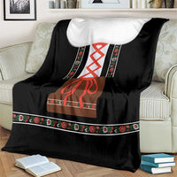 Oktoberfest Dirndl Costume Blanket German Beer Festival - Wonder Print Shop