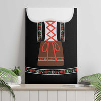 Oktoberfest Dirndl Costume Canvas Wall Art German Beer Festival - Wonder Print Shop