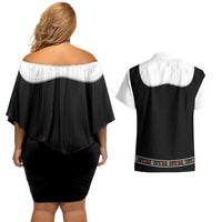 Oktoberfest Dirndl Costume Couples Matching Off Shoulder Short Dress and Hawaiian Shirt German Beer Festival - Wonder Print Shop