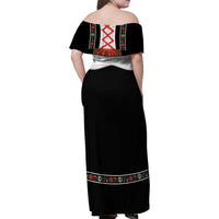 Oktoberfest Dirndl Costume Family Matching Off Shoulder Maxi Dress and Hawaiian Shirt German Beer Festival - Wonder Print Shop