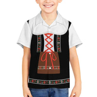 Oktoberfest Dirndl Costume Family Matching Off Shoulder Maxi Dress and Hawaiian Shirt German Beer Festival - Wonder Print Shop