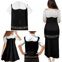 Oktoberfest Dirndl Costume Family Matching Puletasi and Hawaiian Shirt German Beer Festival - Wonder Print Shop