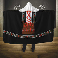 Oktoberfest Dirndl Costume Hooded Blanket German Beer Festival - Wonder Print Shop