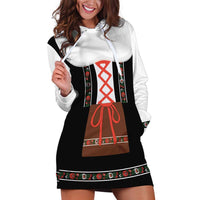 Oktoberfest Dirndl Costume Hoodie Dress German Beer Festival - Wonder Print Shop