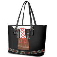 Oktoberfest Dirndl Costume Leather Tote Bag German Beer Festival - Wonder Print Shop