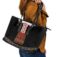 Oktoberfest Dirndl Costume Leather Tote Bag German Beer Festival - Wonder Print Shop