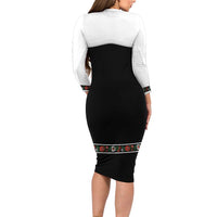 Oktoberfest Dirndl Costume Long Sleeve Bodycon Dress German Beer Festival - Wonder Print Shop