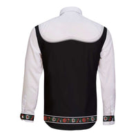 Oktoberfest Dirndl Costume Long Sleeve Button Shirt German Beer Festival - Wonder Print Shop