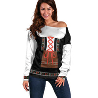 Oktoberfest Dirndl Costume Off Shoulder Sweater German Beer Festival - Wonder Print Shop