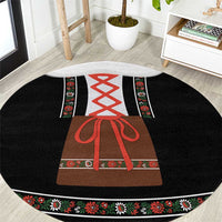 Oktoberfest Dirndl Costume Round Carpet German Beer Festival - Wonder Print Shop