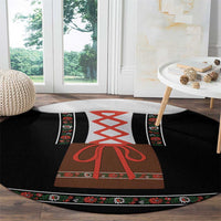 Oktoberfest Dirndl Costume Round Carpet German Beer Festival - Wonder Print Shop