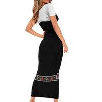 Oktoberfest Dirndl Costume Short Sleeve Bodycon Dress German Beer Festival - Wonder Print Shop