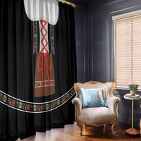 Oktoberfest Dirndl Costume Window Curtain German Beer Festival - Wonder Print Shop