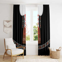 Oktoberfest Dirndl Costume Window Curtain German Beer Festival - Wonder Print Shop