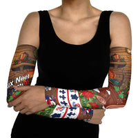 France Christmas Arm Sleeves Buche De Noel - Wonder Print Shop