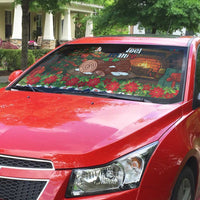 France Christmas Auto Sun Shade Buche De Noel - Wonder Print Shop