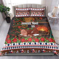 France Christmas Bedding Set Buche De Noel - Wonder Print Shop