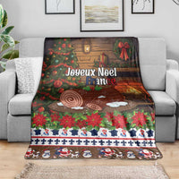 France Christmas Blanket Buche De Noel - Wonder Print Shop