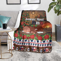 France Christmas Blanket Buche De Noel - Wonder Print Shop