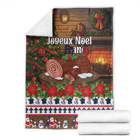 France Christmas Blanket Buche De Noel - Wonder Print Shop