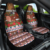 France Christmas Car Seat Cover Buche De Noel - Wonder Print Shop
