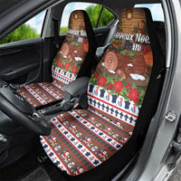 France Christmas Car Seat Cover Buche De Noel - Wonder Print Shop