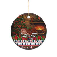 France Christmas Ceramic Ornament Buche De Noel - Wonder Print Shop