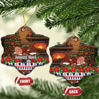 France Christmas Ceramic Ornament Buche De Noel - Wonder Print Shop