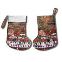 France Christmas Stocking Buche De Noel - Wonder Print Shop