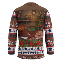 France Christmas Hockey Jersey Buche De Noel - Wonder Print Shop