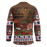 France Christmas Hockey Jersey Buche De Noel - Wonder Print Shop