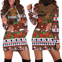 France Christmas Hoodie Dress Buche De Noel - Wonder Print Shop