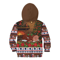 France Christmas Kid Hoodie Buche De Noel - Wonder Print Shop