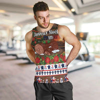 France Christmas Men Tank Top Buche De Noel - Wonder Print Shop