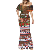 France Christmas Mermaid Dress Buche De Noel - Wonder Print Shop