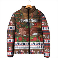 France Christmas Padded Jacket Buche De Noel - Wonder Print Shop