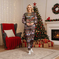 France Christmas Pajama Set Buche De Noel - Wonder Print Shop