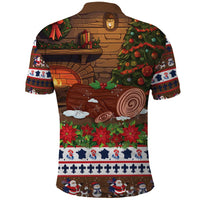 France Christmas Polo Shirt Buche De Noel - Wonder Print Shop