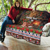 France Christmas Quilt Buche De Noel - Wonder Print Shop