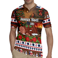 France Christmas Rugby Jersey Buche De Noel - Wonder Print Shop