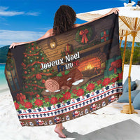 France Christmas Sarong Buche De Noel - Wonder Print Shop