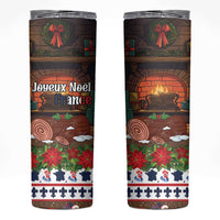France Christmas Skinny Tumbler Buche De Noel - Wonder Print Shop