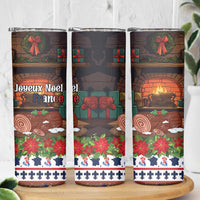 France Christmas Skinny Tumbler Buche De Noel - Wonder Print Shop
