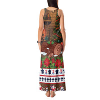 France Christmas Tank Maxi Dress Buche De Noel - Wonder Print Shop
