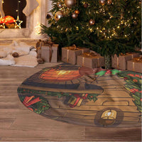 France Christmas Tree Skirt Buche De Noel - Wonder Print Shop