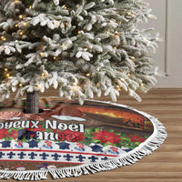 France Christmas Tree Skirt Buche De Noel - Wonder Print Shop