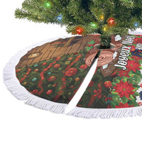 France Christmas Tree Skirt Buche De Noel - Wonder Print Shop