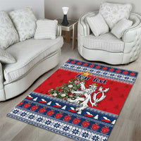 Czech Republic Christmas Personalized Area Rug Vesele Vanoce - Wonder Print Shop