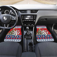 Czech Republic Christmas Personalized Car Mats Vesele Vanoce - Wonder Print Shop