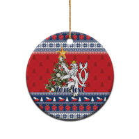 Czech Republic Christmas Personalized Ceramic Ornament Vesele Vanoce - Wonder Print Shop